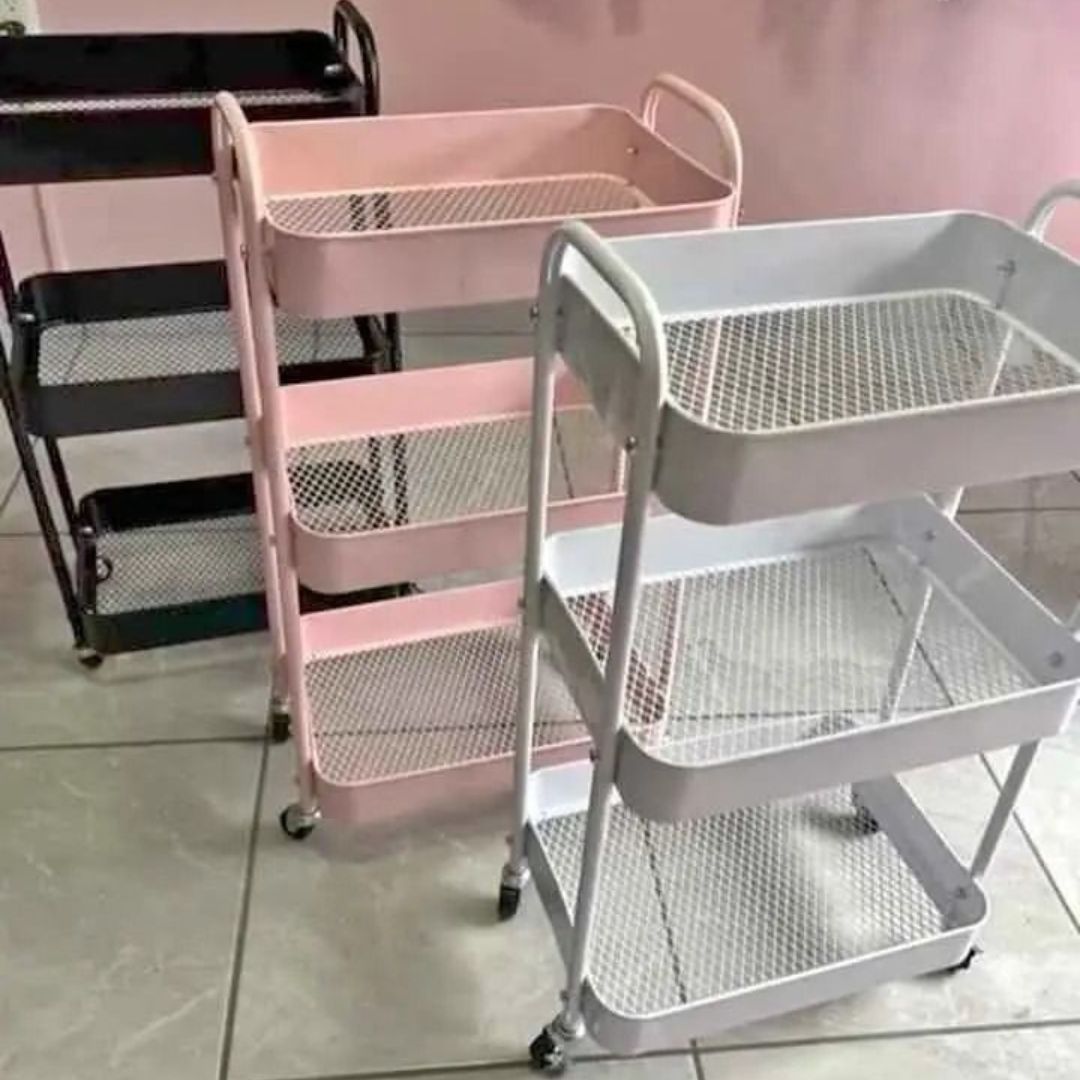 Carrito Organizador Metálico Infantil de 3 Niveles 🧸