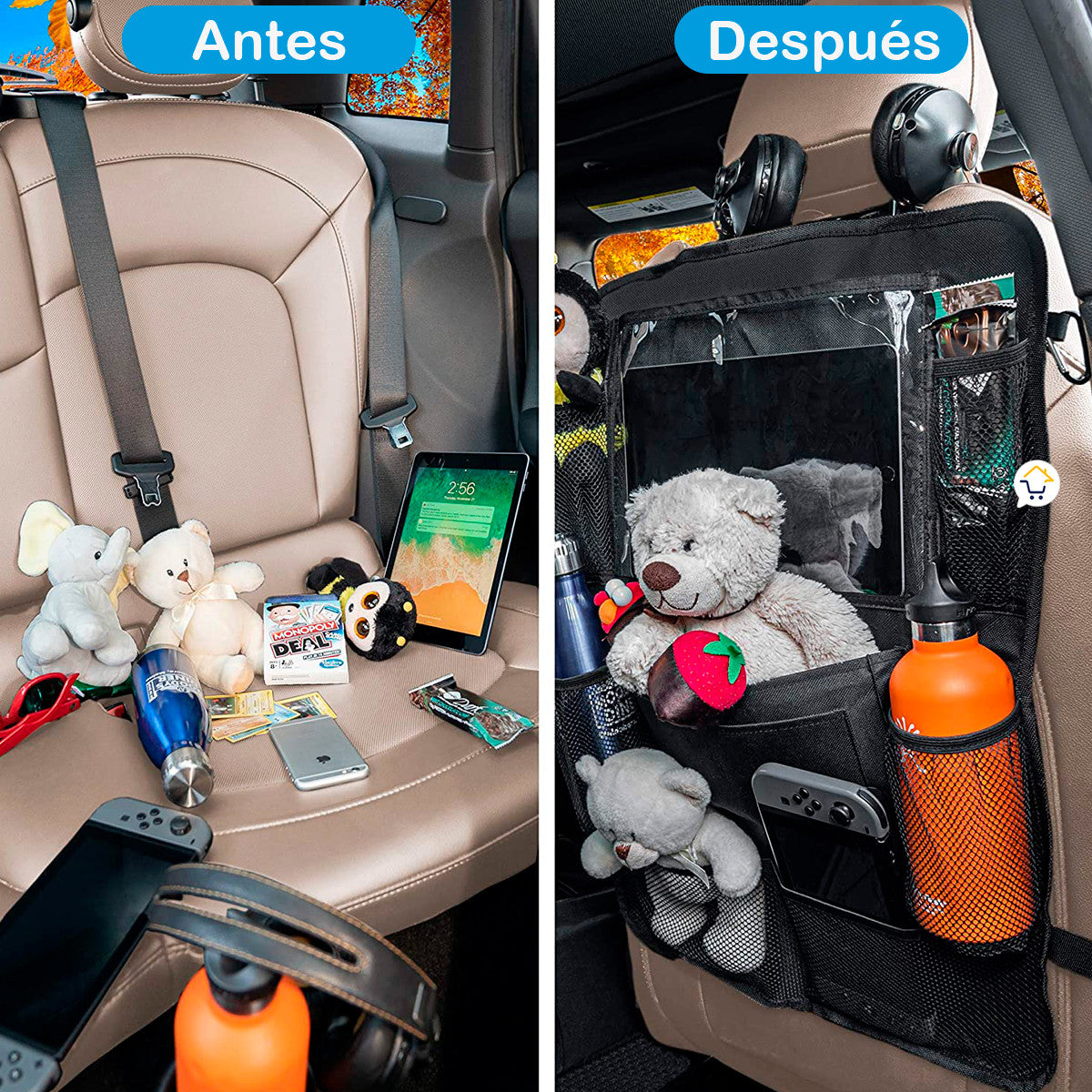 Organizador para carro 🚗 ¡Mantén todo en orden con el Organizador para Carro que toda familia necesita! 🚗✨