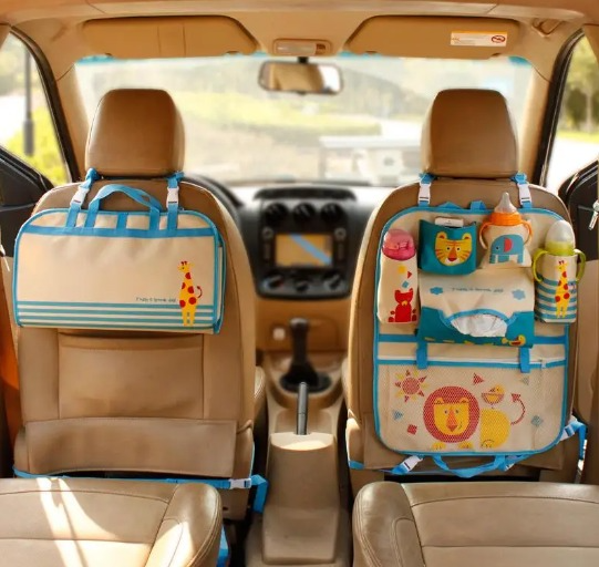 Organizador para carro con motivos infantiles🚗 El compañero ideal para tus viajes ✨