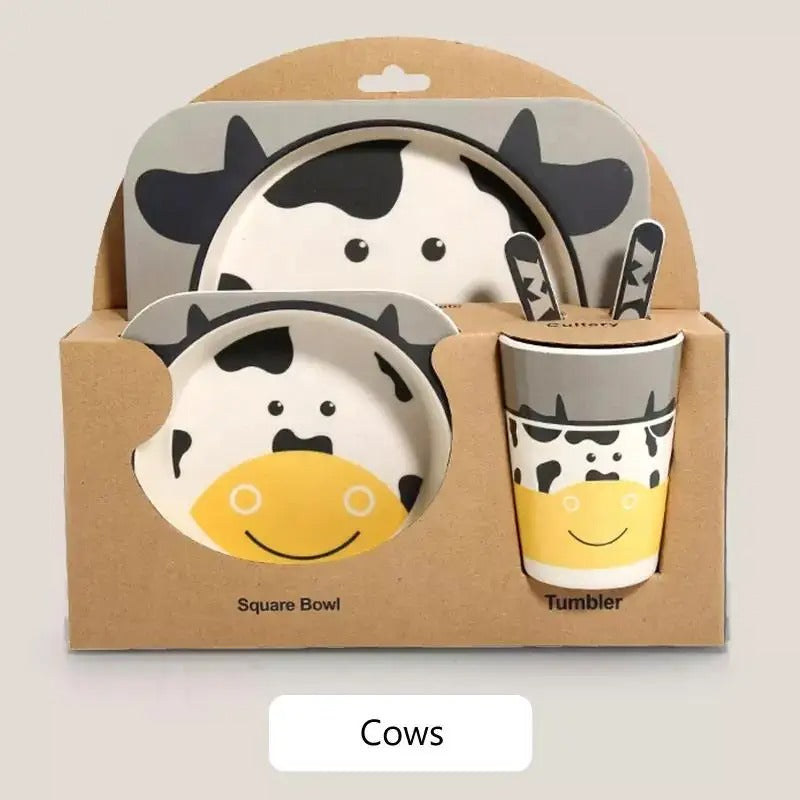 Set de Vajilla para Bebés ¡La manera más divertida y saludable de presentar sus comidas! 🍽️👶✨
