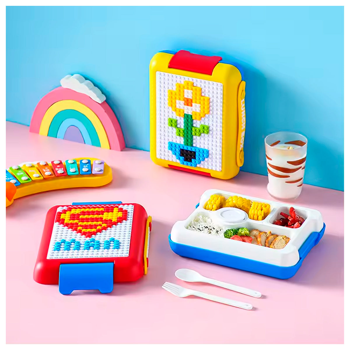 Lonchera Divisiones Lego 🍱 ¡La lonchera más creativa ha llegado!