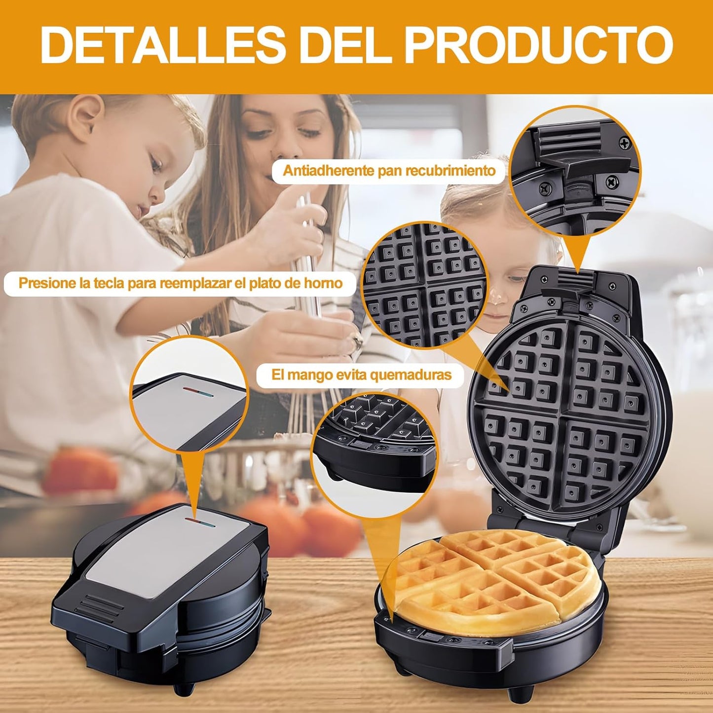 Máquina SOKANY® 3 en 1 🧇 Despierta la creatividad en la cocina con tus hijos