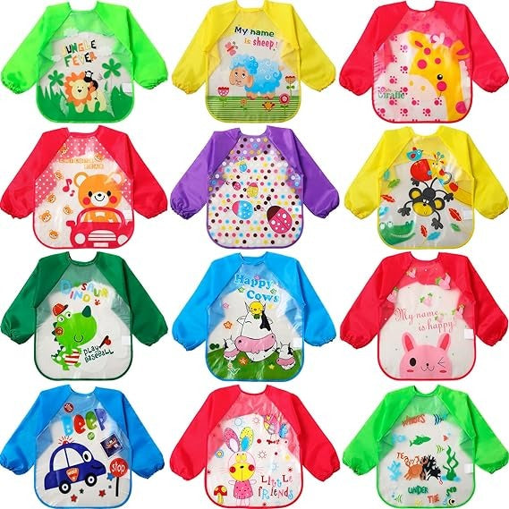 Babero Impermeable de Manga Larga 👕