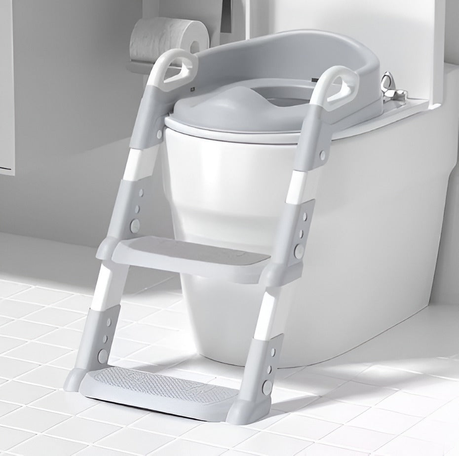Entrenador de Baño para Niños con escalera🚽