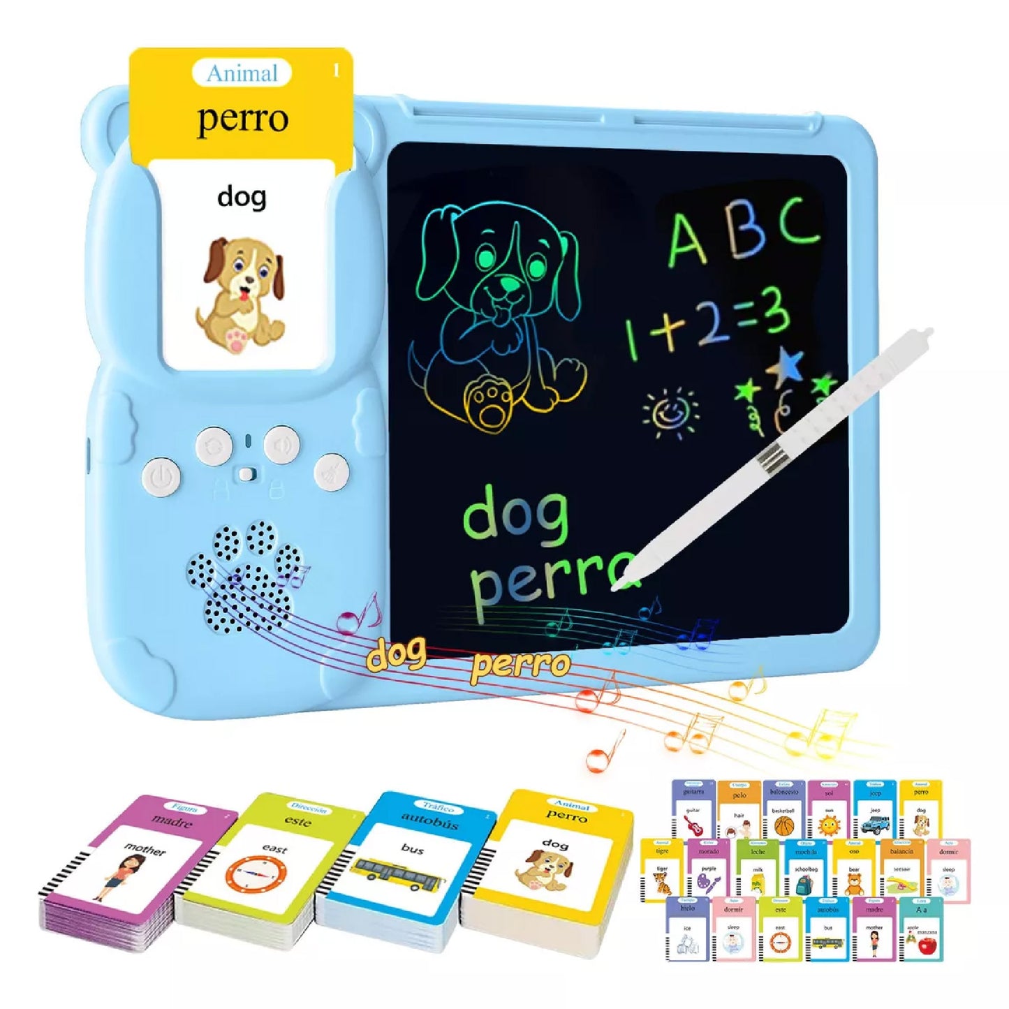Tableta de dibujo y aprendizaje de inglés Montessori 🤩