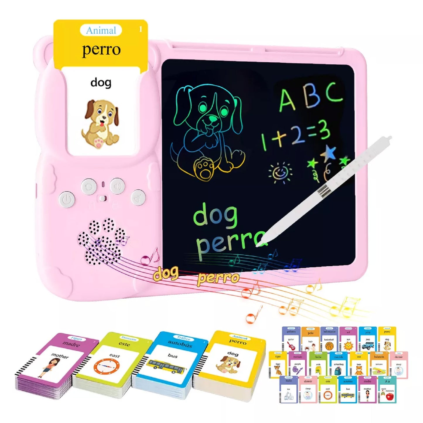 Tableta de dibujo y aprendizaje de inglés Montessori 🤩