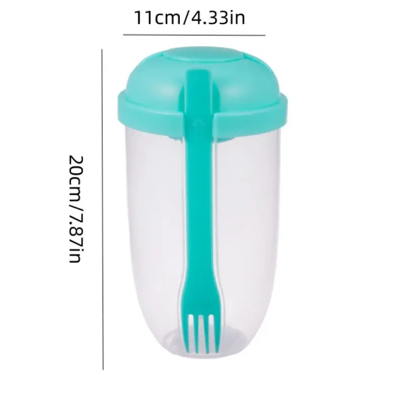 Taza de frutas y ensalada 1000ml - La solución perfecta para empacar comidas saludables y divertidas para tus hijos 🥗