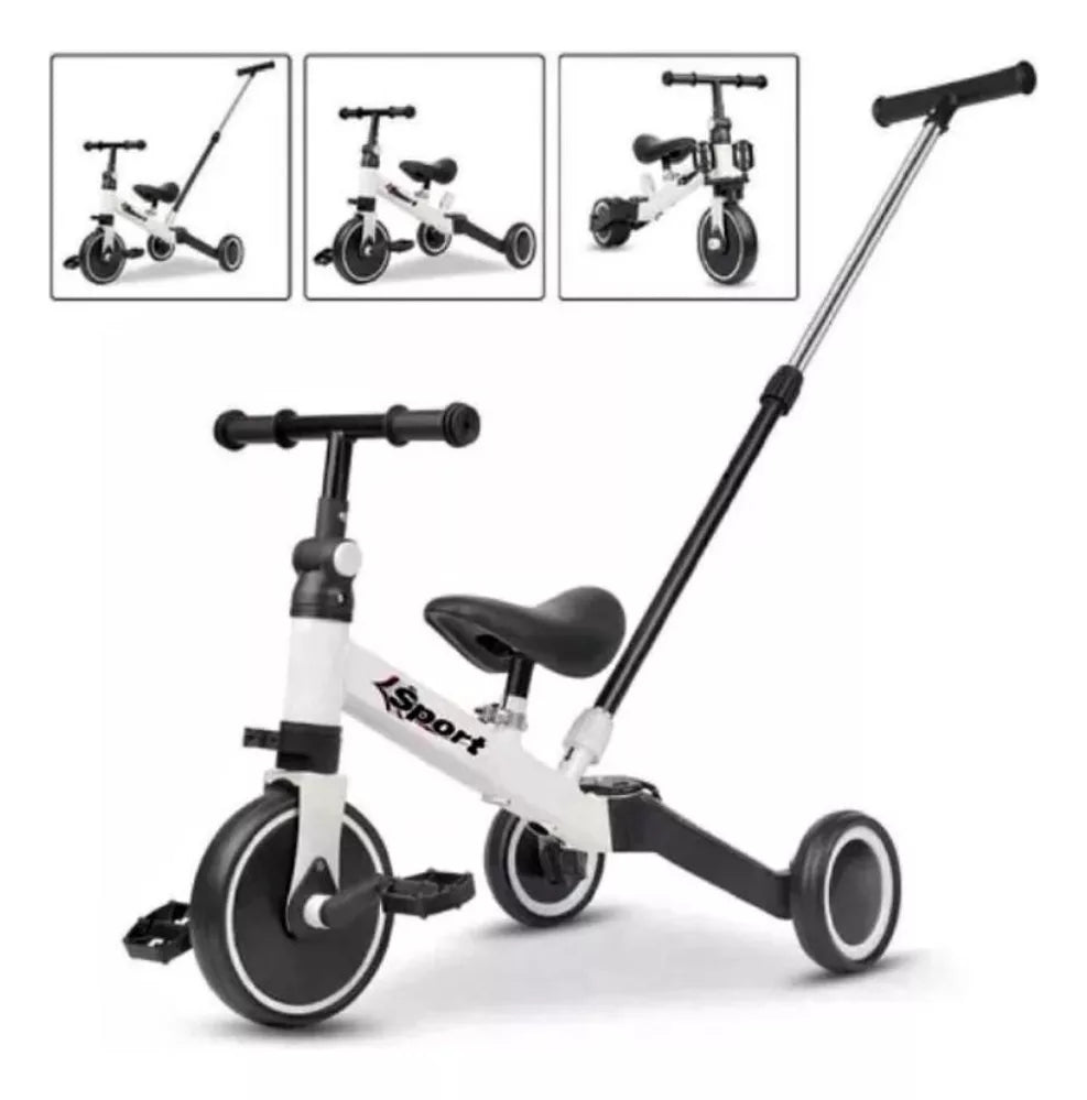 Triciclo Evolutivo 5 en 1 con manija larga  🚴‍♂️