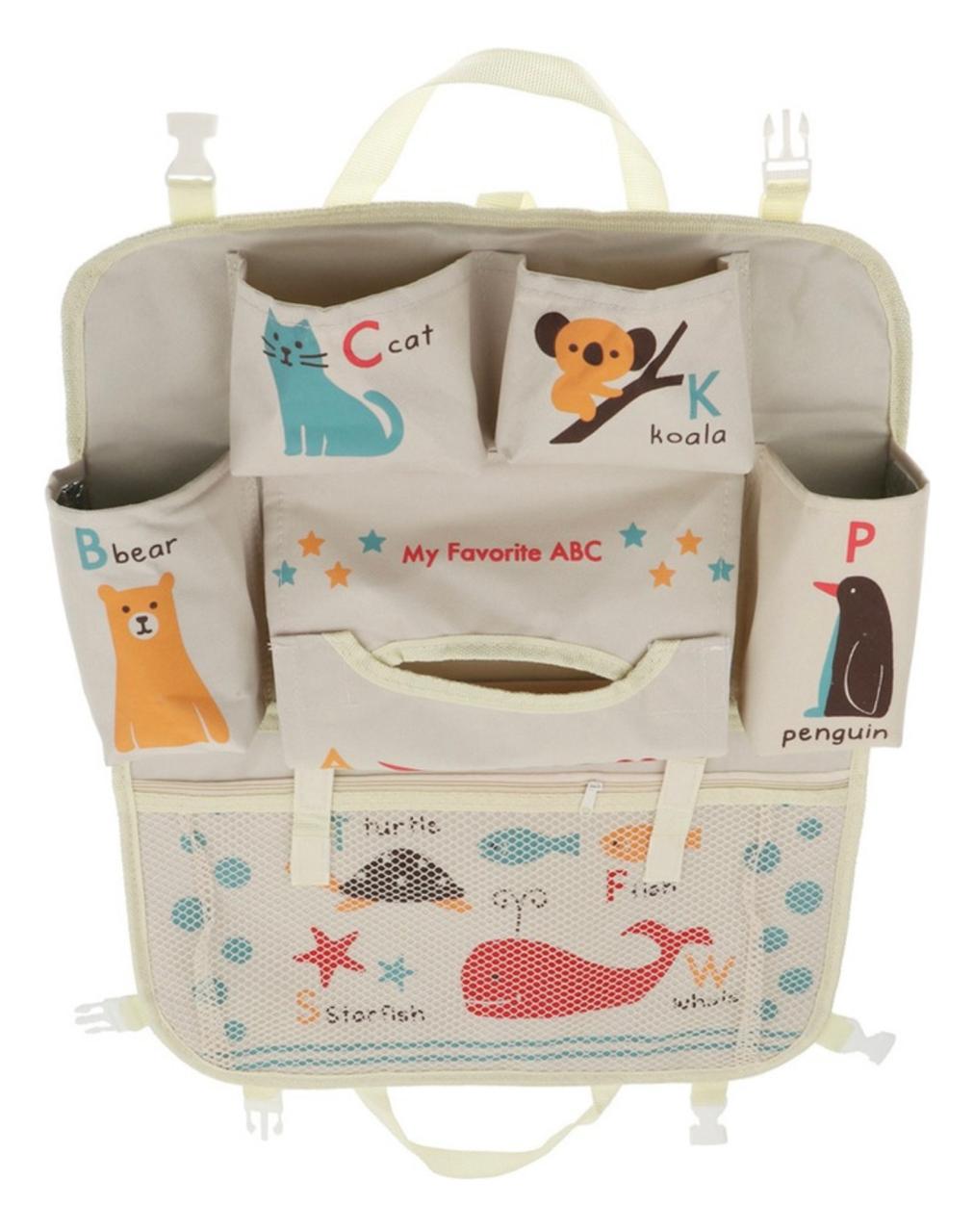 Organizador para carro con motivos infantiles🚗 El compañero ideal para tus viajes ✨