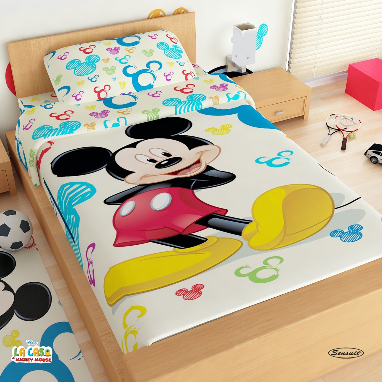 Juego de Sábanas Infantiles para Cama Sencilla 🤹🌟
