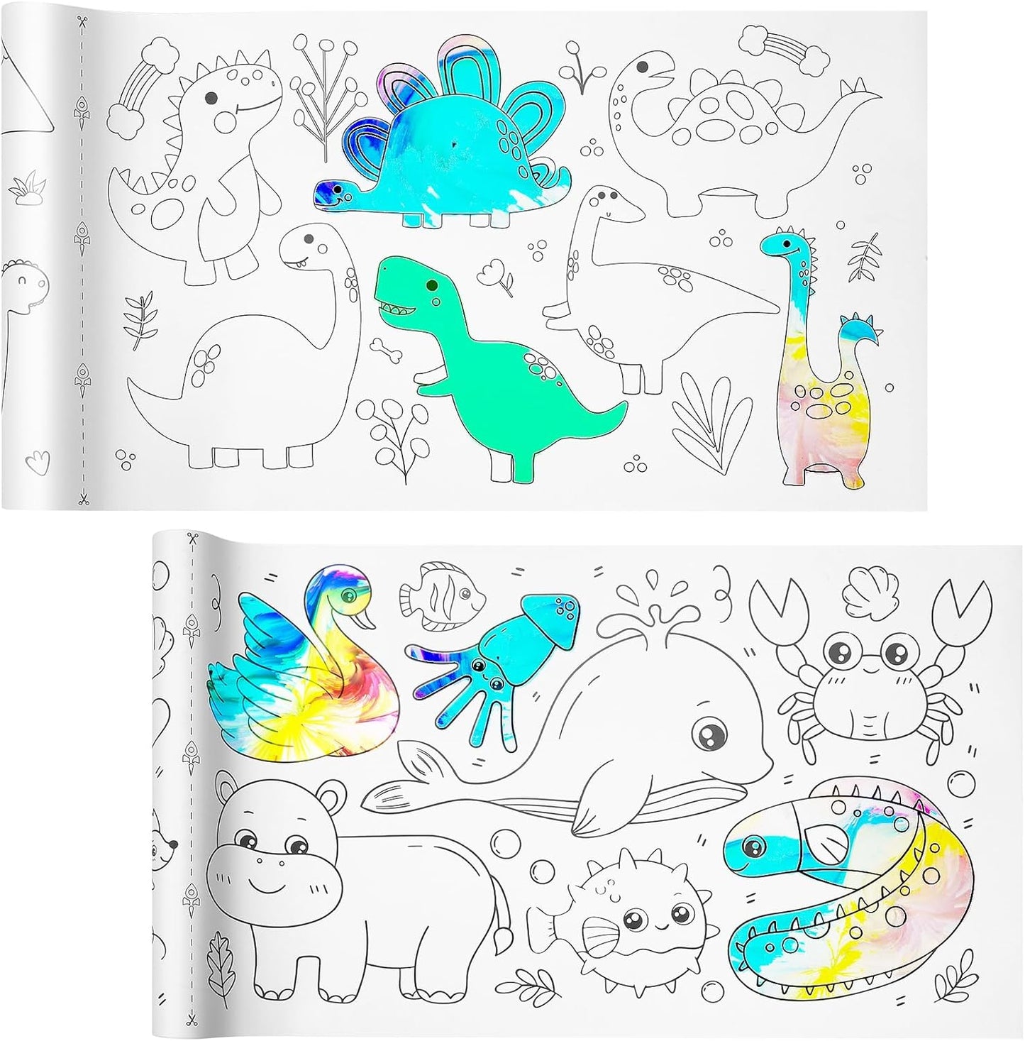 Kit de Arte Infantil 208 Piezas + 🎁 Rollo de Papel Coloreable