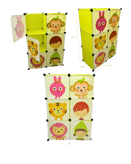 Armario Infantil Modular 🧸 Closet Didáctico para Niños