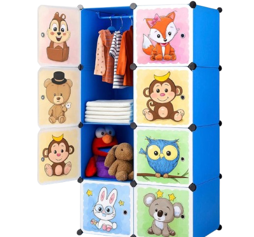 Armario Infantil Modular 🧸 Closet Didáctico para Niños