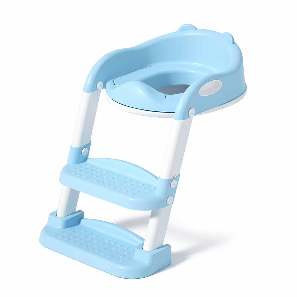 Entrenador de Baño para Niños con escalera🚽