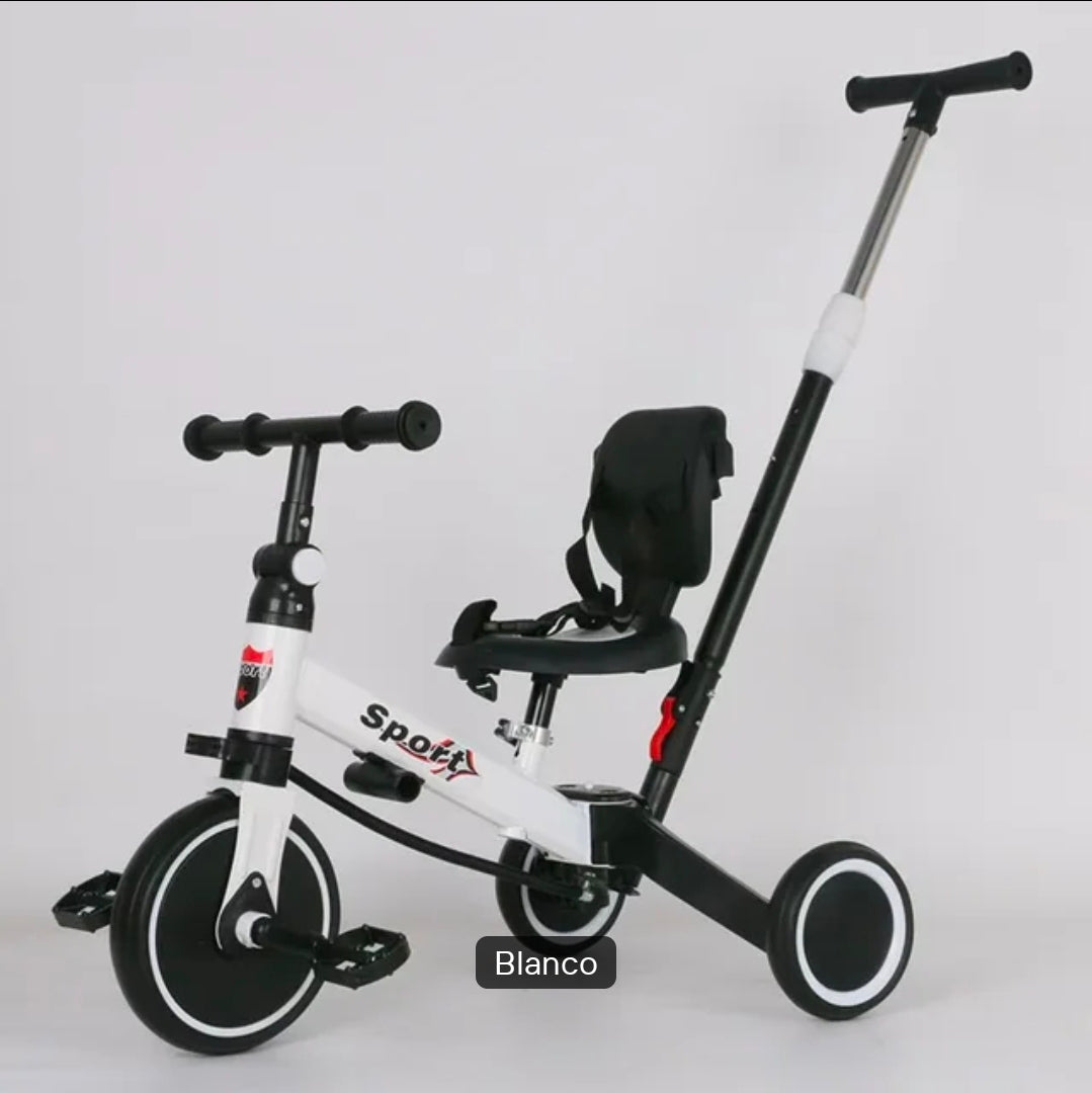 Triciclo Evolutivo 5 en 1 con manija larga  🚴‍♂️