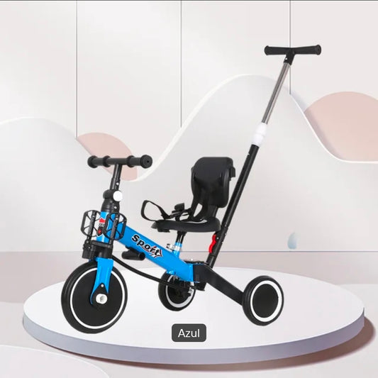 Triciclo Evolutivo 5 en 1 con manija larga  🚴‍♂️