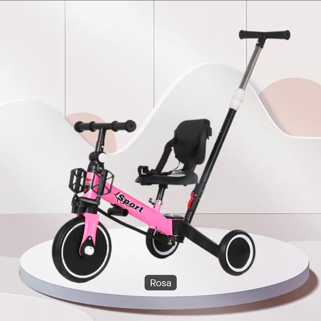 Triciclo Evolutivo 5 en 1 con manija larga  🚴‍♂️