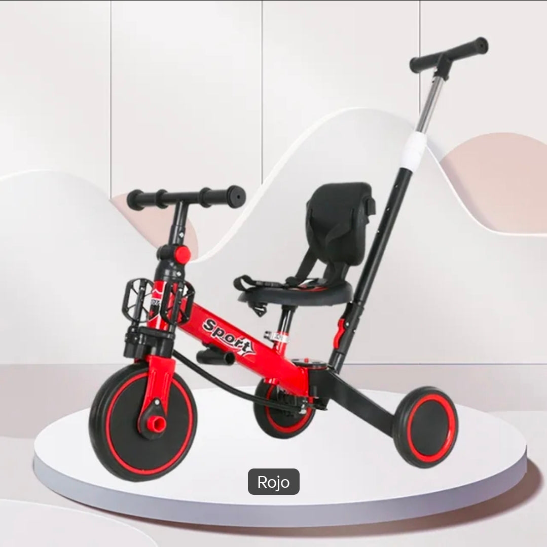 Triciclo Evolutivo 5 en 1 con manija larga  🚴‍♂️