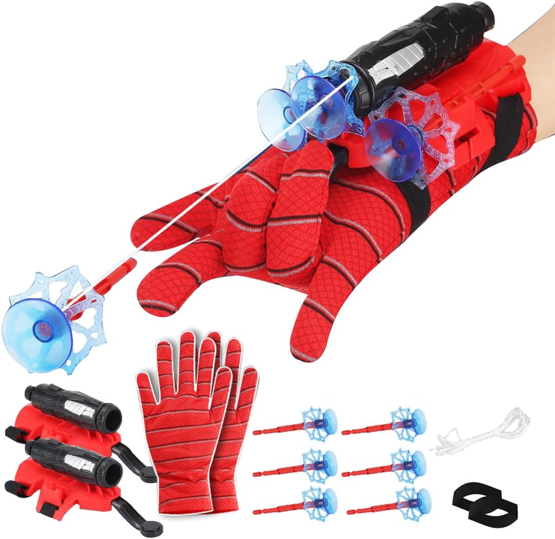 Guante Spiderman Lanza Dardos Niños