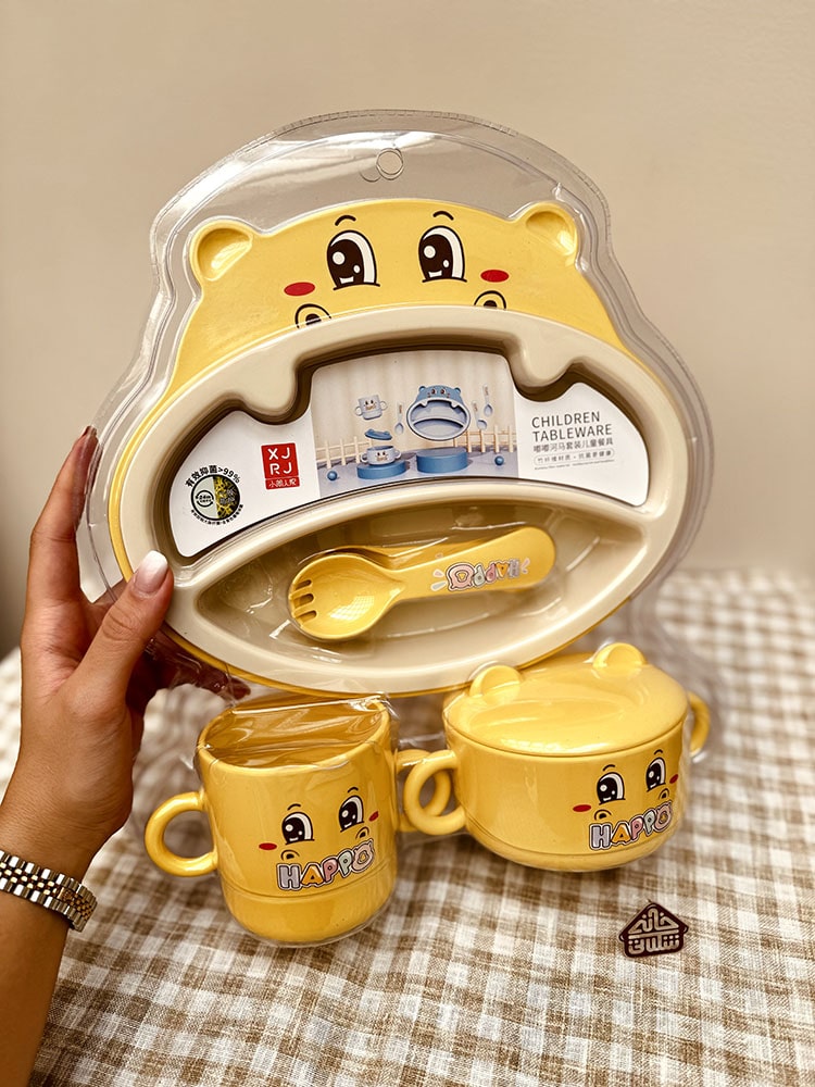 Set de Vajilla para Bebés  ¡La manera más divertida de presentar sus comidas! 🍽️👶✨