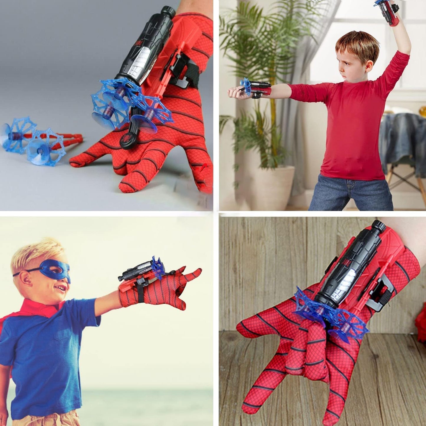 Guante Spiderman Lanza Dardos Niños