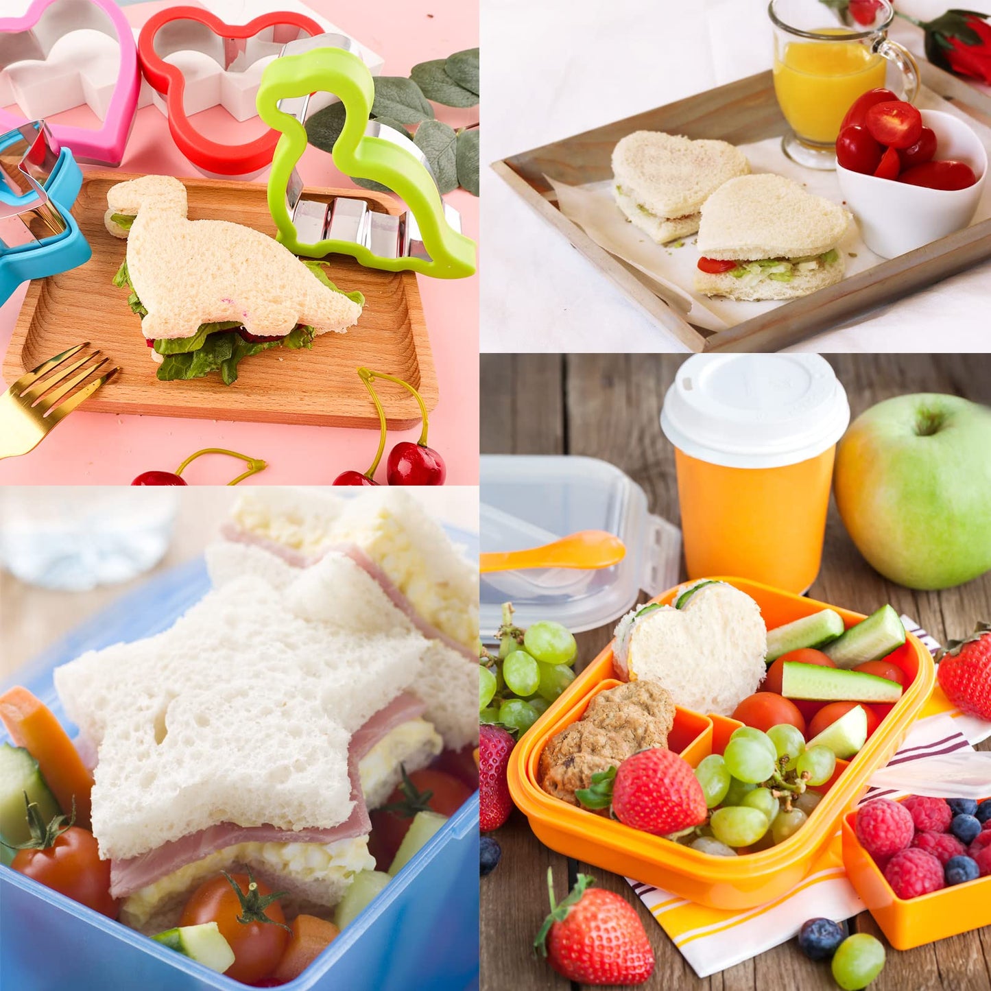 Kit de Cortadores y Accesorios para Lonchera Infantil 🥗