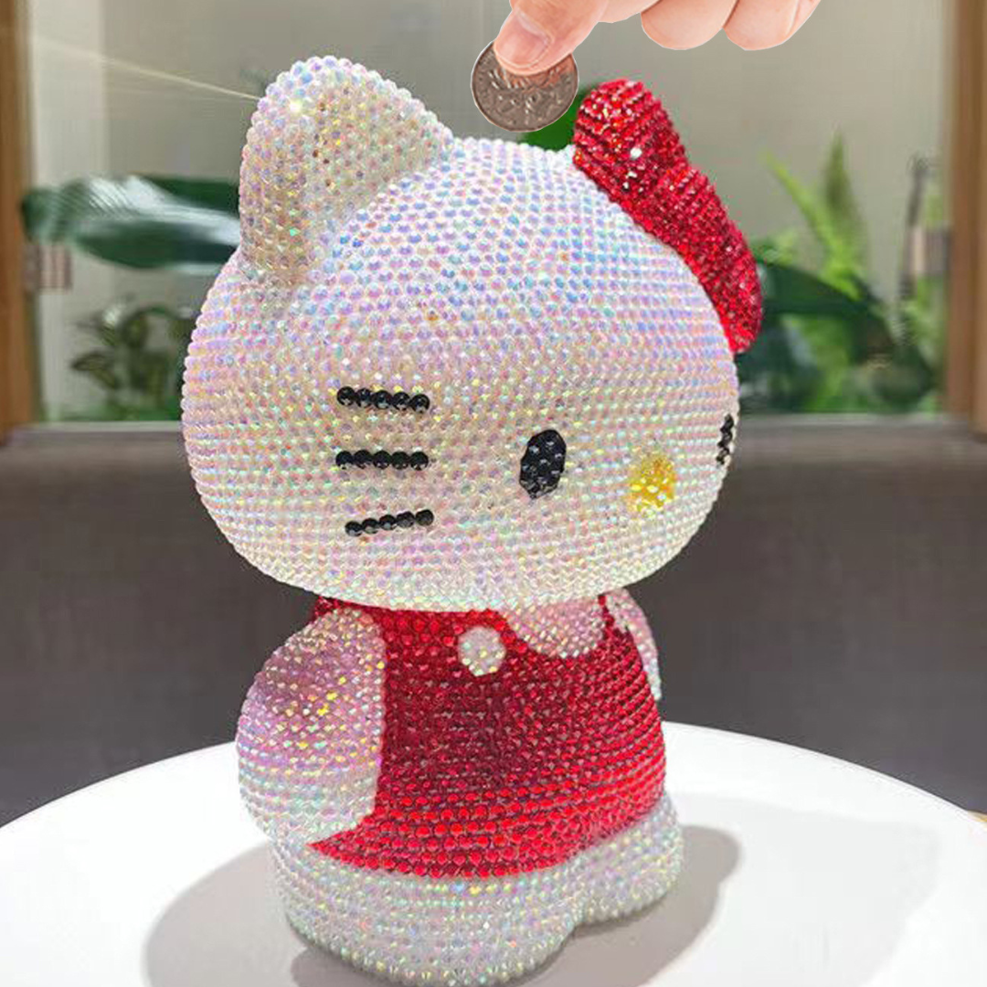 Alcancía Infantil con Diamantes ✨