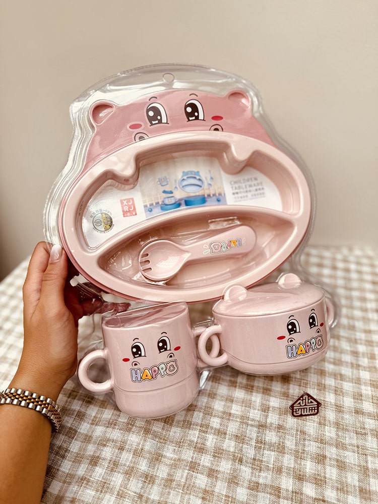 Set de Vajilla para Bebés  ¡La manera más divertida de presentar sus comidas! 🍽️👶✨