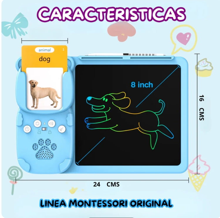 Tableta de dibujo y aprendizaje de inglés Montessori 🤩
