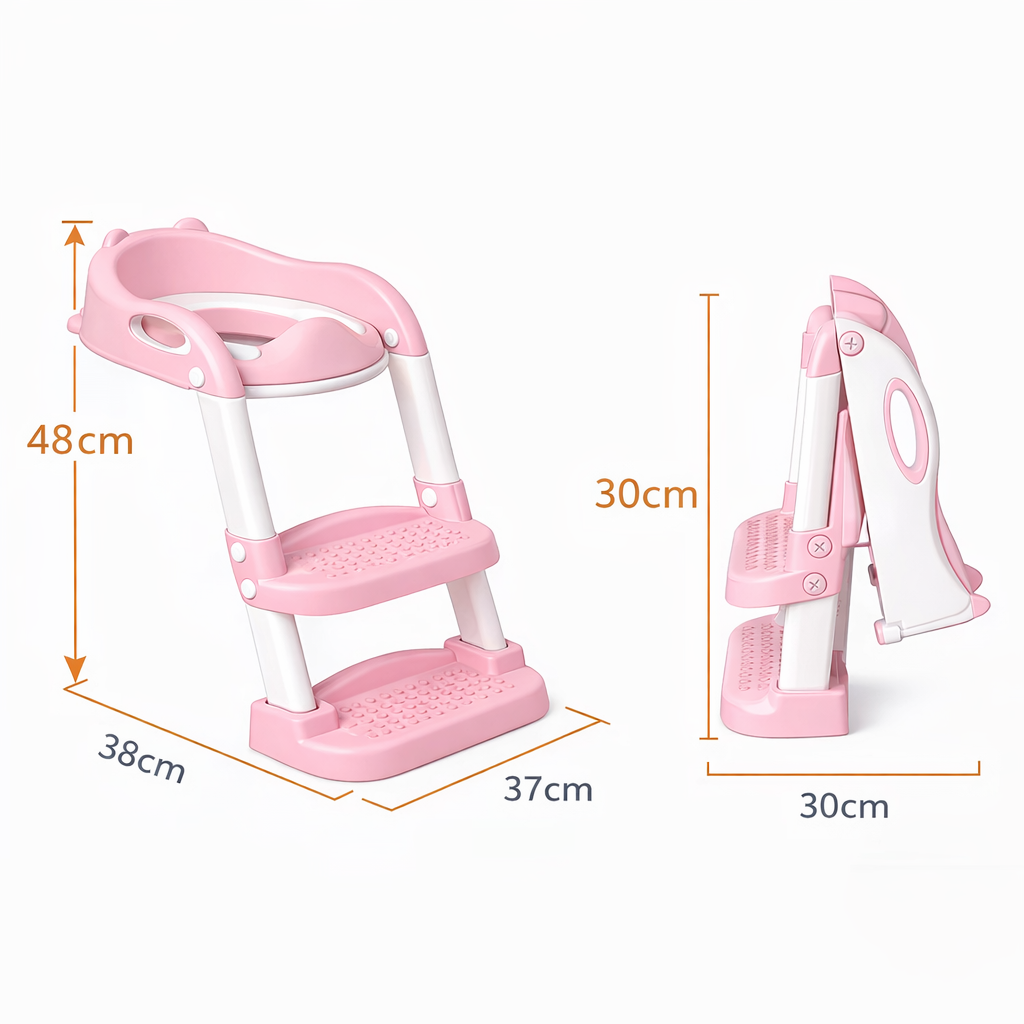 Entrenador de Baño para Niños con escalera🚽