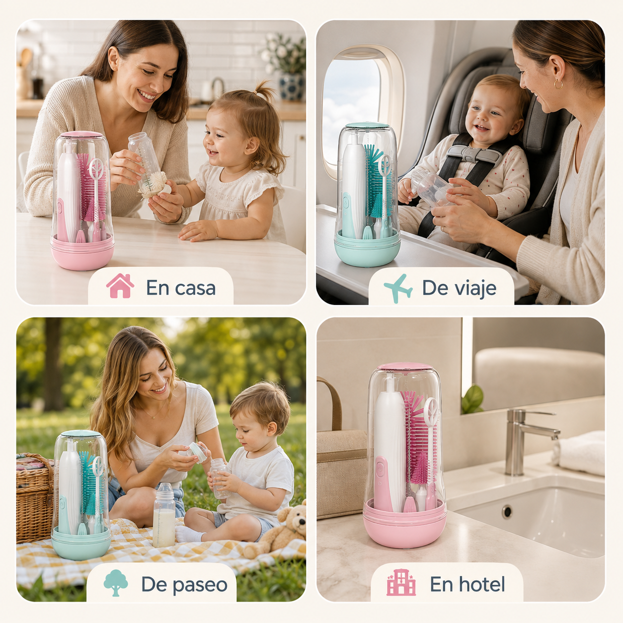 Limpiador eléctrico para teteros 🍼