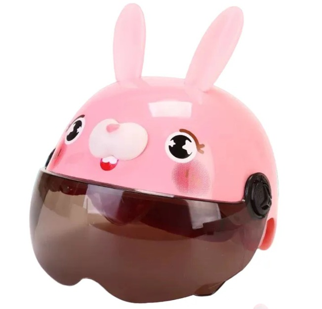 Casco Infantil de Seguridad para Moto 🐻