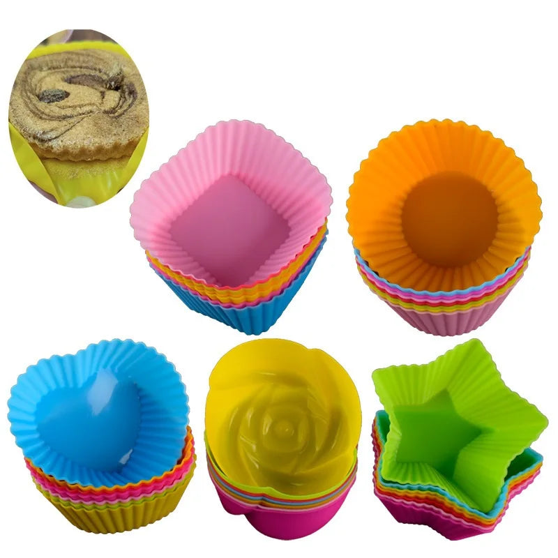 Set x6 Molde Silicona Reutilizable