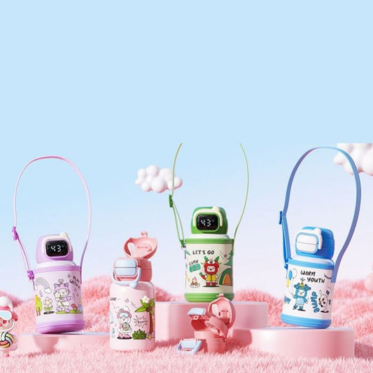 Termo Infantil con Termómetro Digital y Diseño Adorable 👦🏻