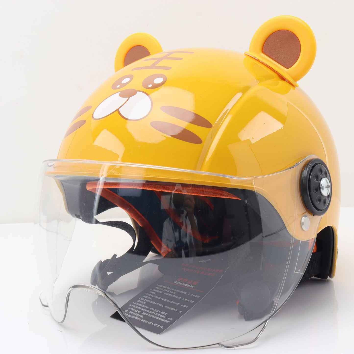 Casco Infantil de Seguridad para Moto 🐻