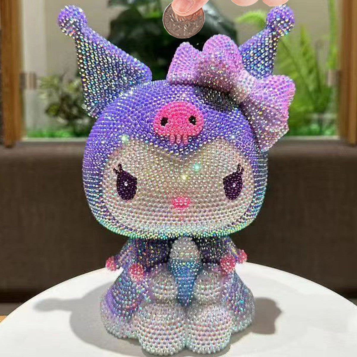 Alcancía Infantil con Diamantes ✨