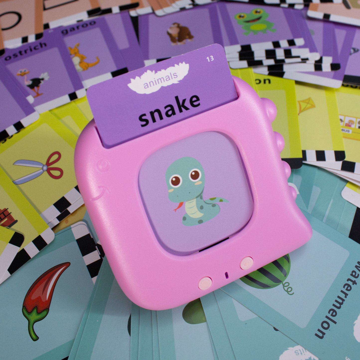 Lector de Tarjetas Educativas en Inglés: ¡Aprende Jugando!📚