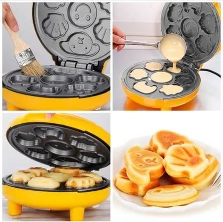 Pancakes en Minutos con Nuestra Máquina de 7 Diseños 🥞 + Tableta LCD 8.5” GRATIS